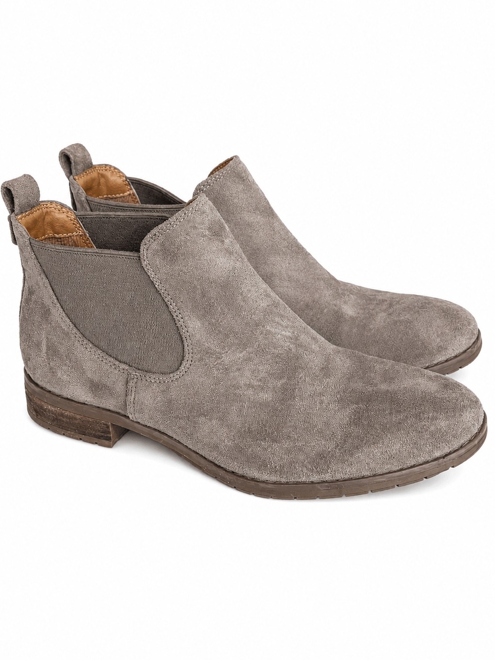 EuroSoft by Sofft Chelsea Ankle Boots Women’s 7.5M Gray Suede Booties